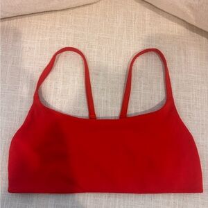 Lululemon Wunder Train Red Strappy Bra; Size 8;Barely Worn
